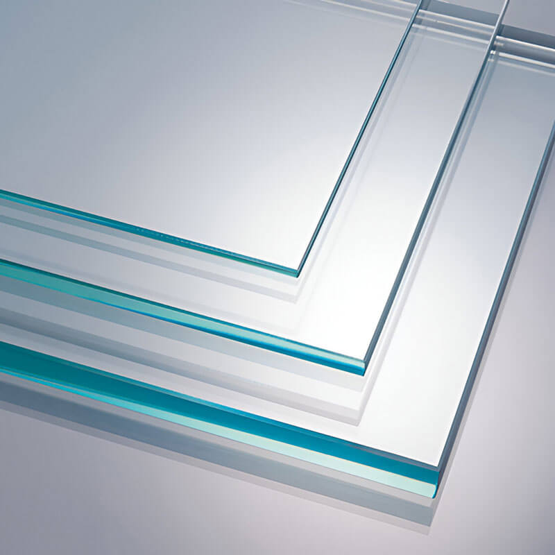 stack of varying flat glass thickness